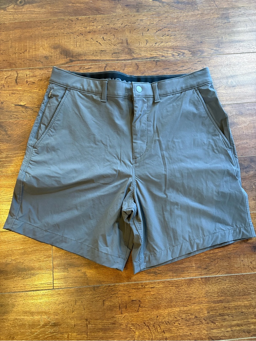 American Eagle Outfitters Men's Slate Gray Athletic Shorts